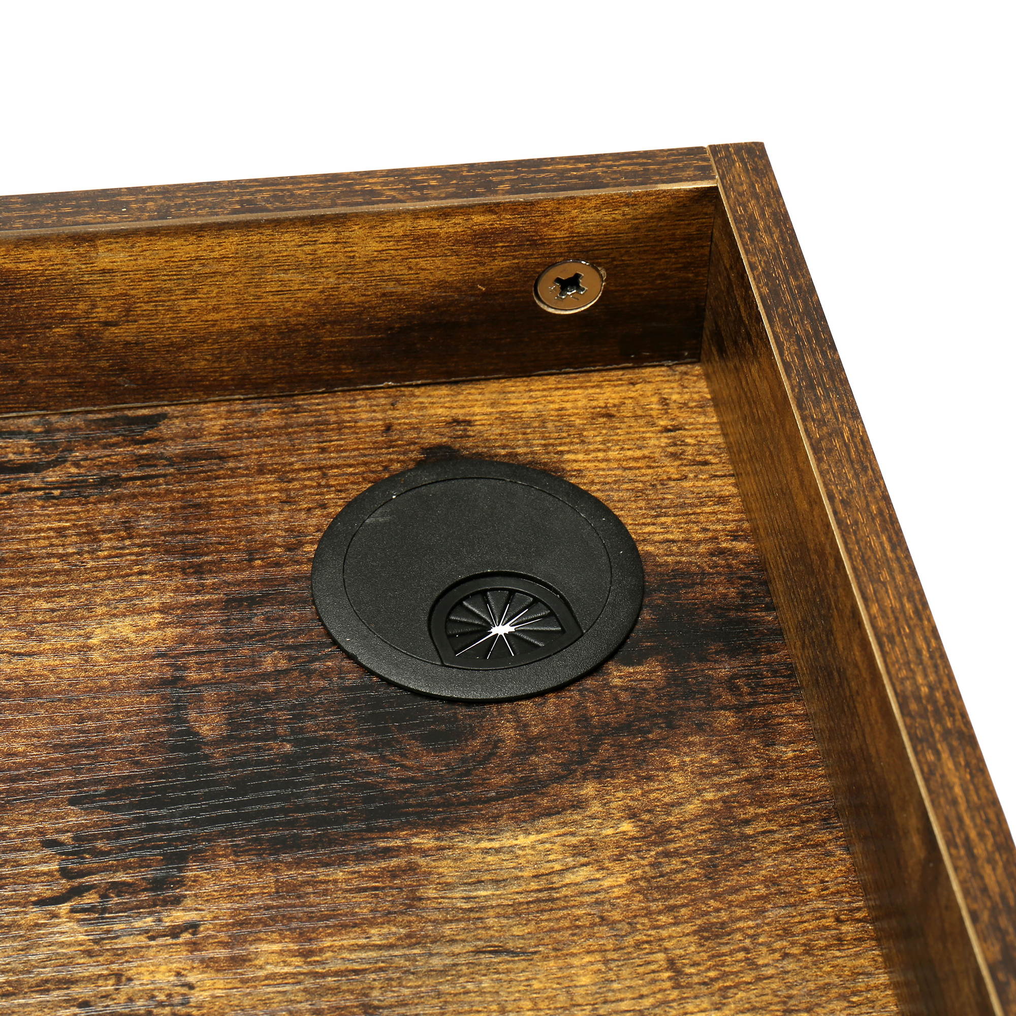 43 inch Gaming Desk Racing Style Computer Desk Living Room Desk Home Office Desk Writing Table Study Table With Cable Management Hole and Adjustable Foot Pads