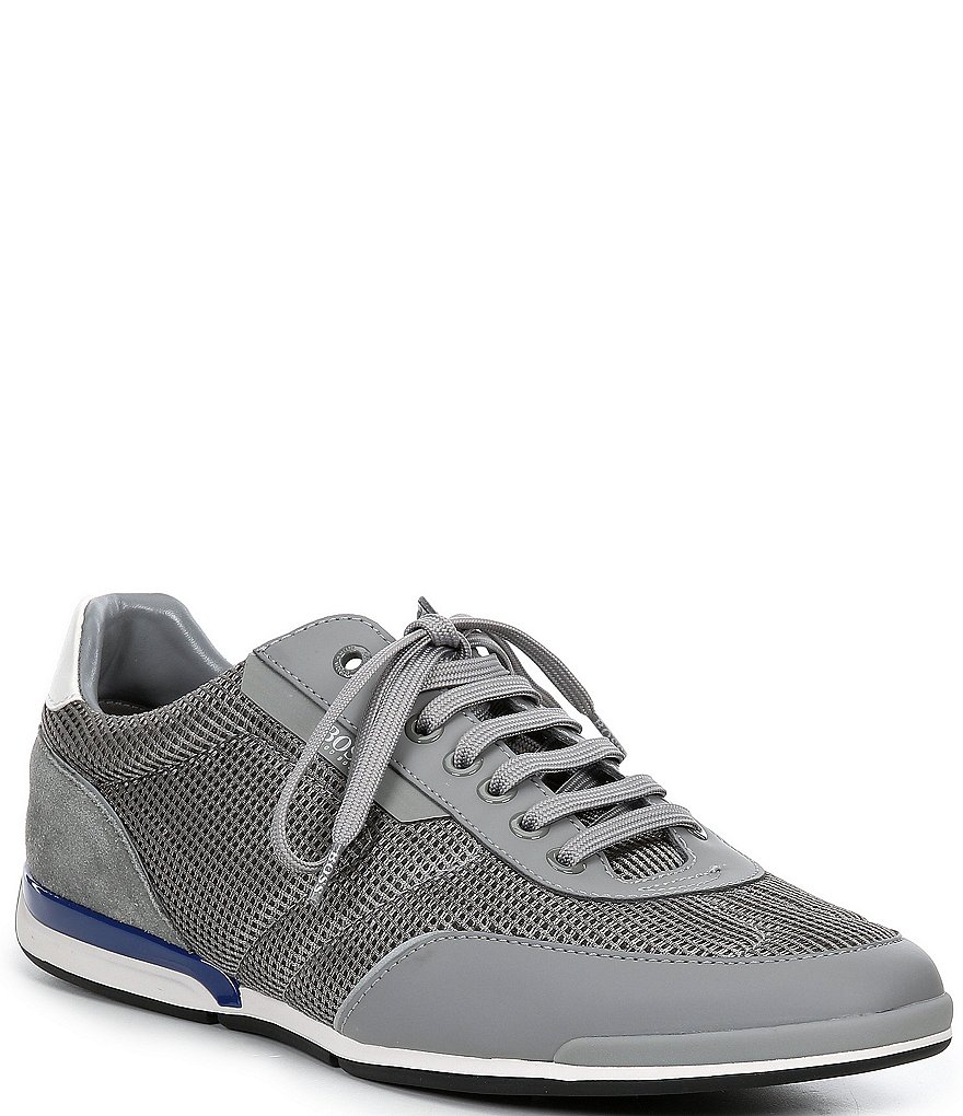 Hugo Boss Men's Saturn Low Mesh Lace-Up Sneakers