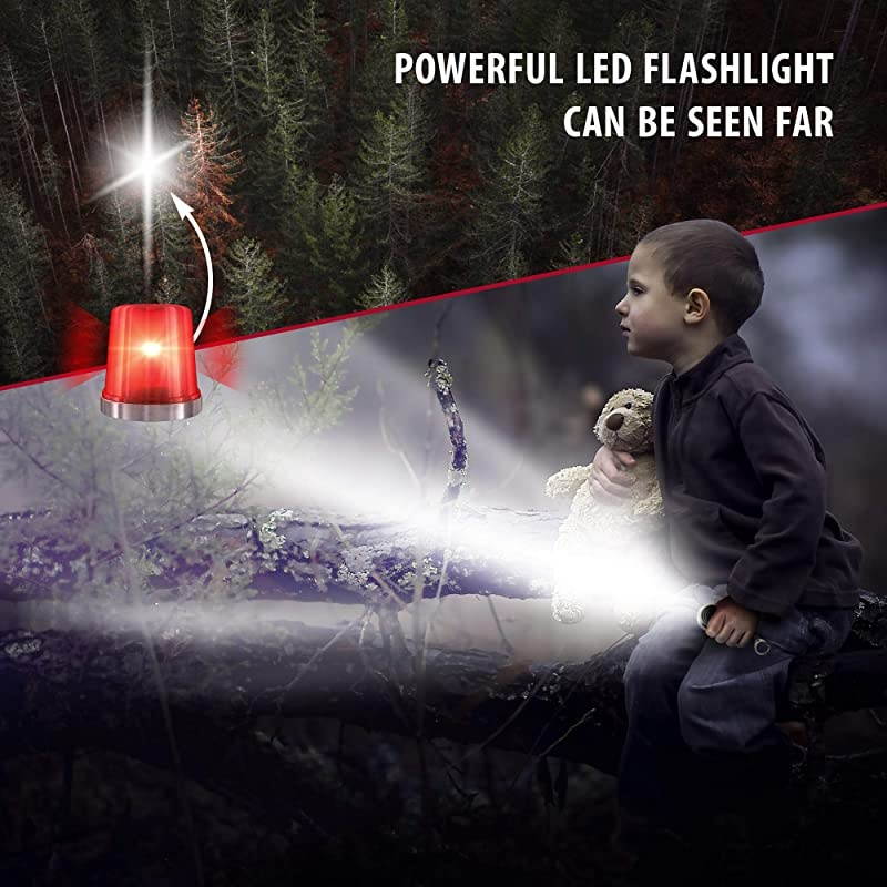 Keychain for Women Siren Song Self Security 2 LED Device for Personal Protection