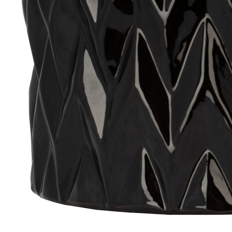 Pansy Garden Stool - Black - Safavieh