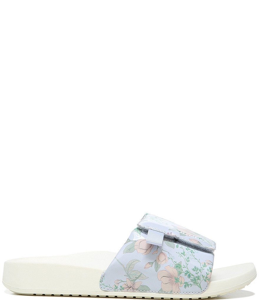 Vionic Keira Floral Print Adjustable Slides