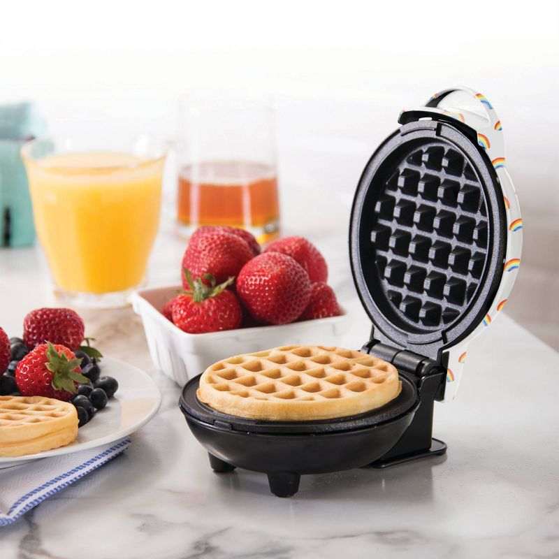 Dash Mini Waffle Maker Rainbow Print
