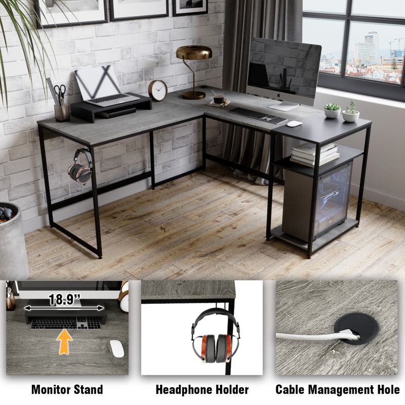 RESPAWN 3000 Gaming Computer Desk - Ergonomic Height Adjustable Gaming Desk, in Blue (RSP-3000-BLU)