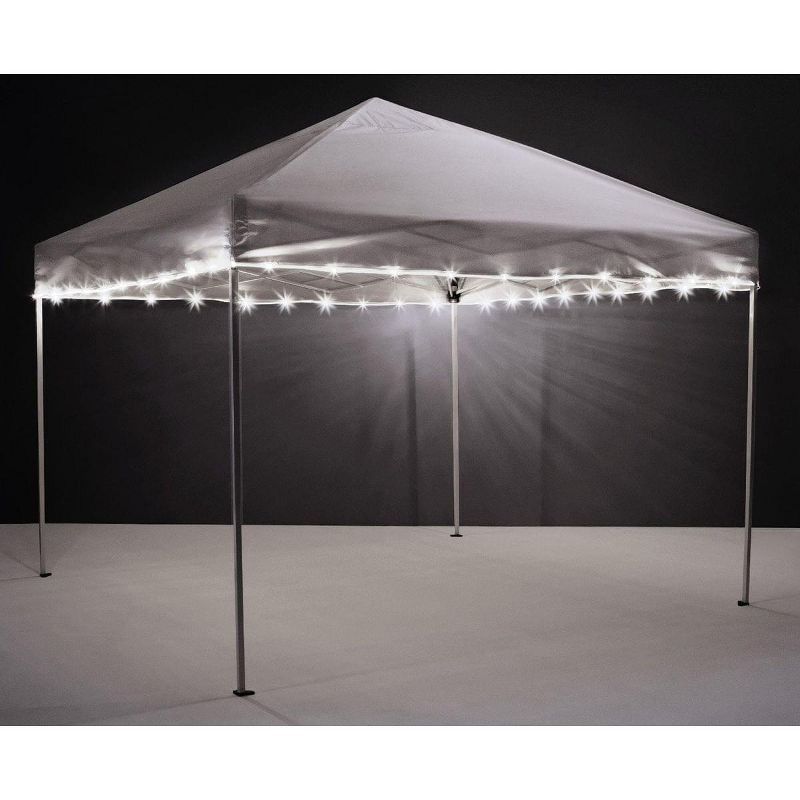 Brightz Ltd Canopy Brightz LED Tailgate Canopy & Patio Umbrella Accessory, White