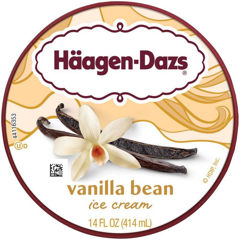 Haagen Dazs Vanilla Bean Ice Cream - 14oz