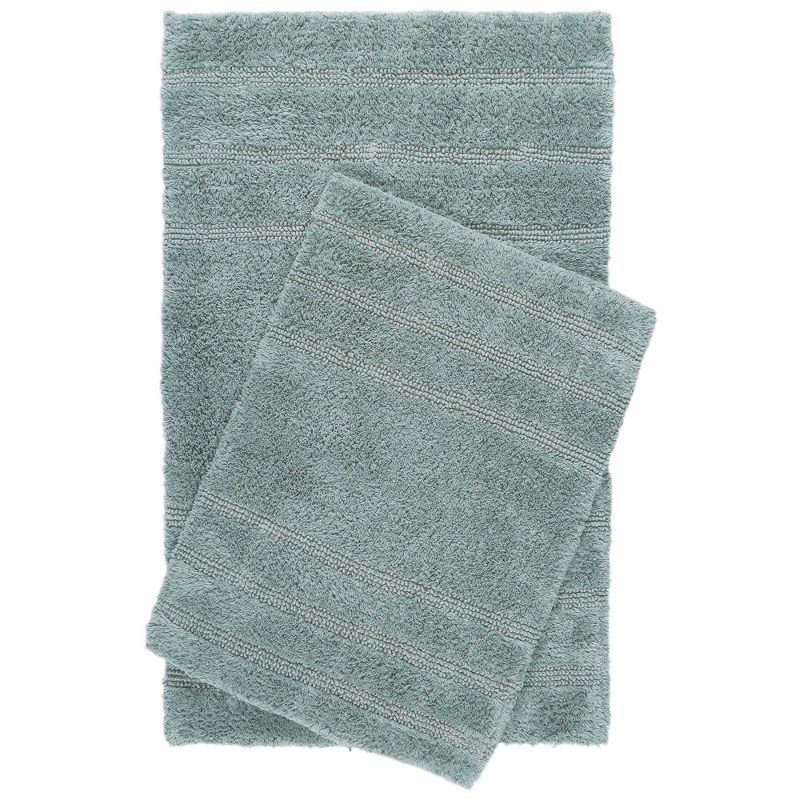2pc Newton Oasis Bath Mat Set Green - Nicole Miller