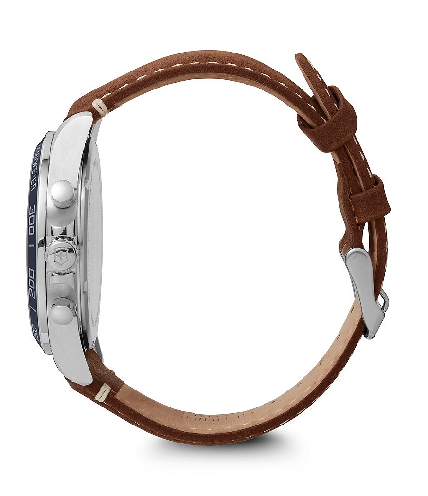 Victorinox Swiss Army Field Force Brown Strap Multifunction Watch