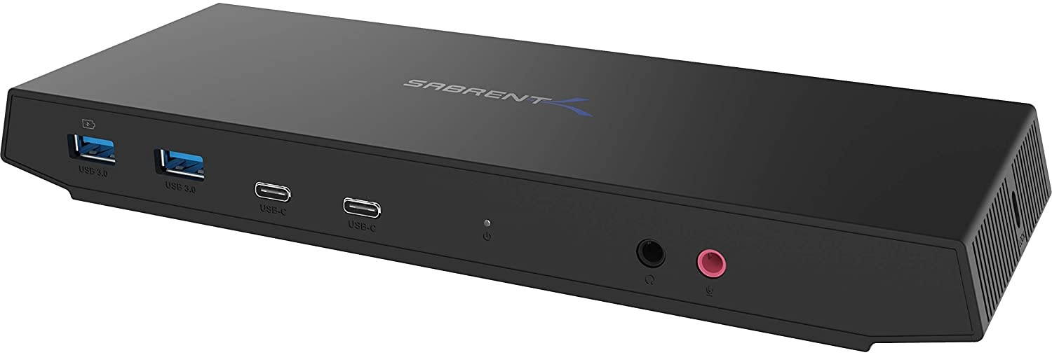 Sabrent USB Type-C Dual 4K Universal Docking Station with USB C Power Delivery (DS-WSPD)