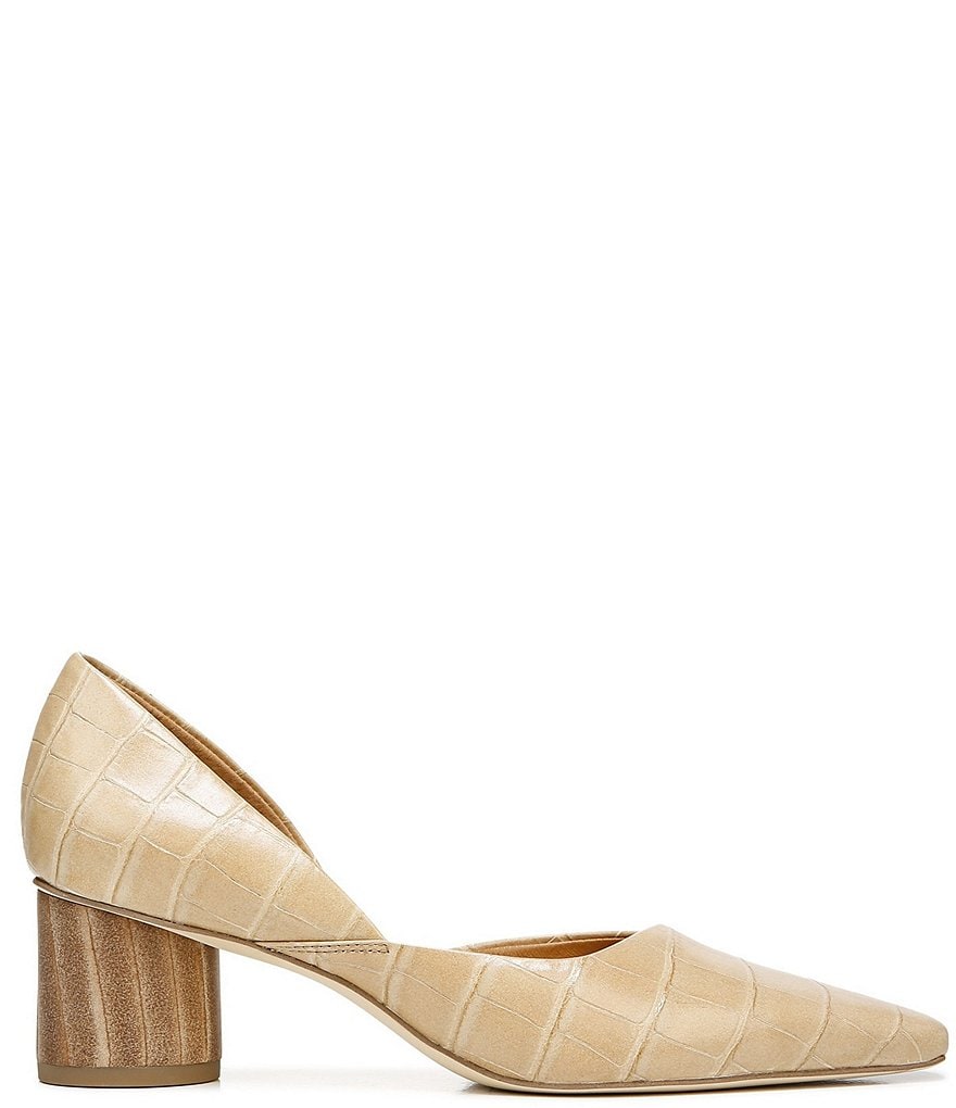Franco Sarto Rita Croco Leather d'Orsay Pumps