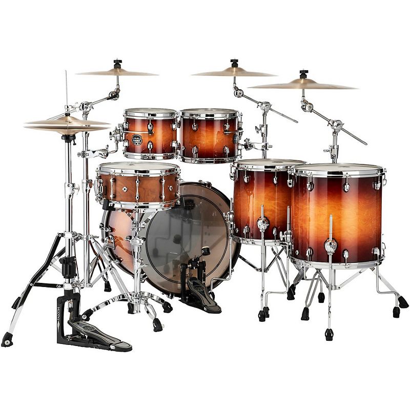 Mapex Saturn Evolution Workhorse Birch 5-Piece Shell Pack with 22 in. Bass Drum Exotic Sunburst