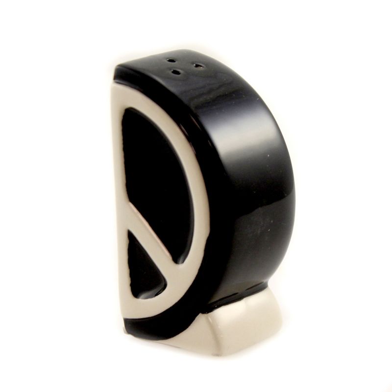 Tabletop 3.0" Peace Sign Salt/Pepper Magnetic Symbol Pacific Trading  -  Salt And Pepper Shaker Sets