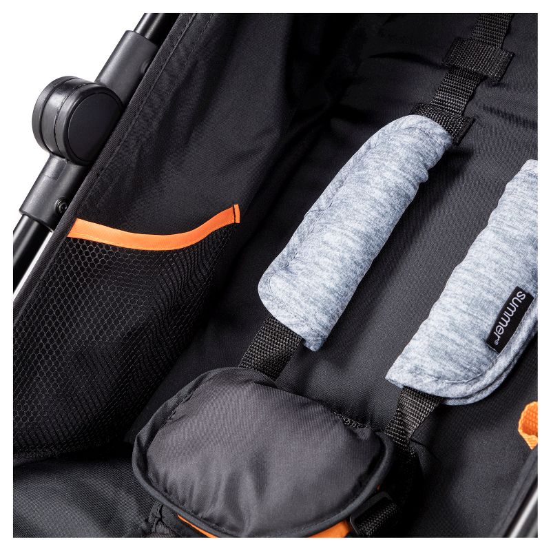 Summer Infant 3Dtote Convenience Stroller (Black/Gray)