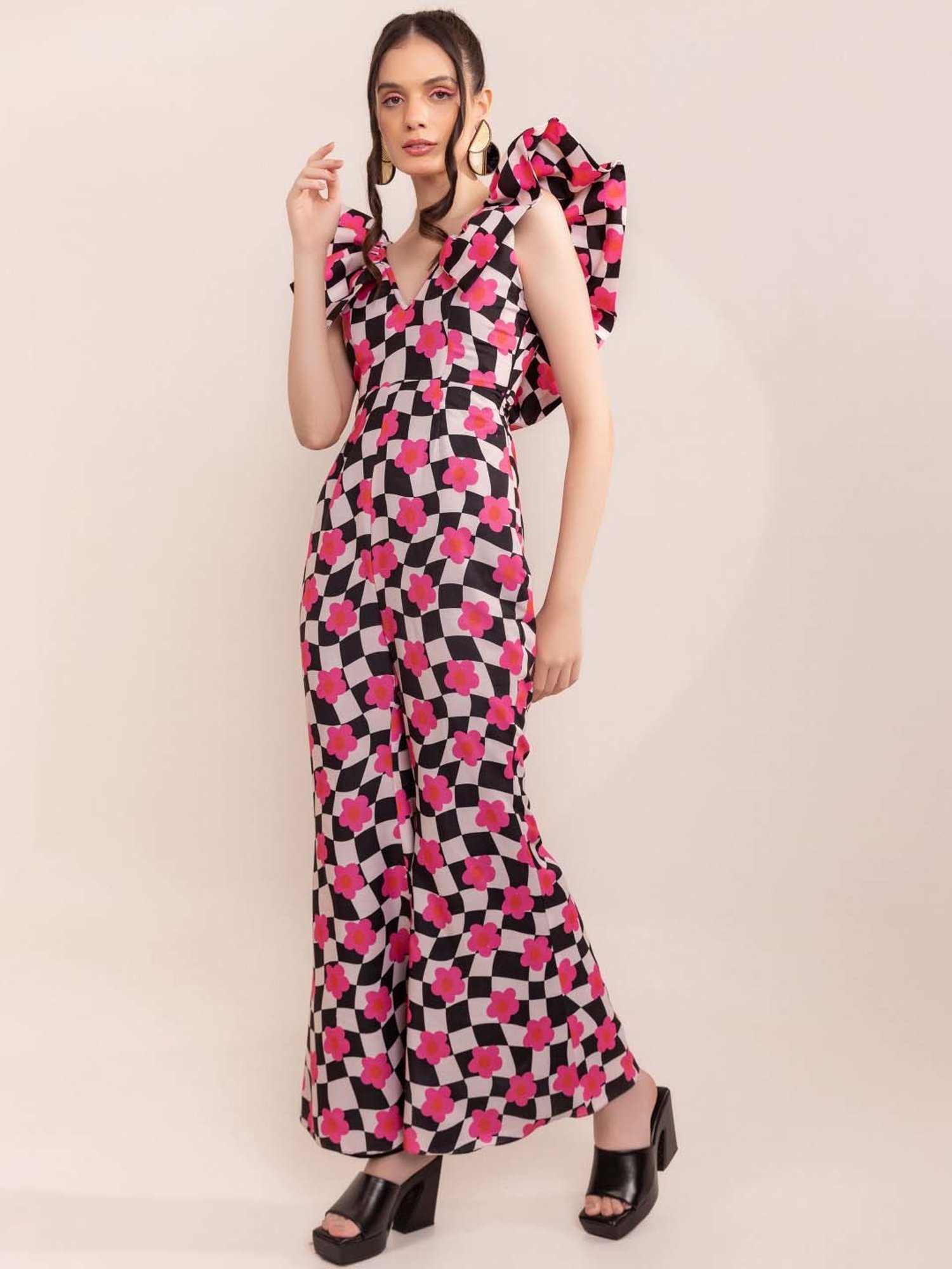 KAORI BY SHREYA AGARWAL Multicolored Printed Jumpsuit