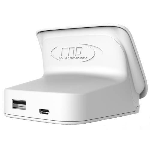 RND Dock for Samsung Galaxy S6 and S6 Edge with USB port (compatible with or without a slim-fit case) (white)