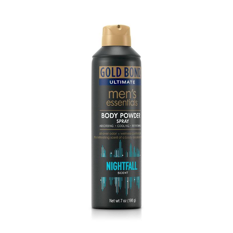 Gold Bond Ultimate Men's Essentials Body Powder Spray Nightfall - 7oz