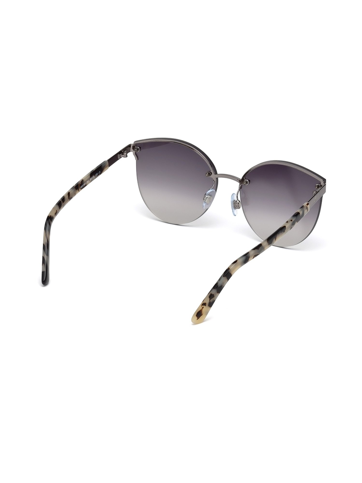 WEB EYEWEAR Grey Oval Sunglasses Designed in Italy