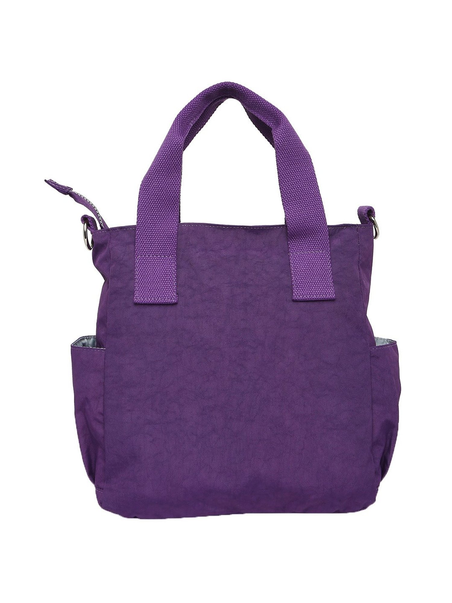 Baomi Purple Solid Medium Handbag