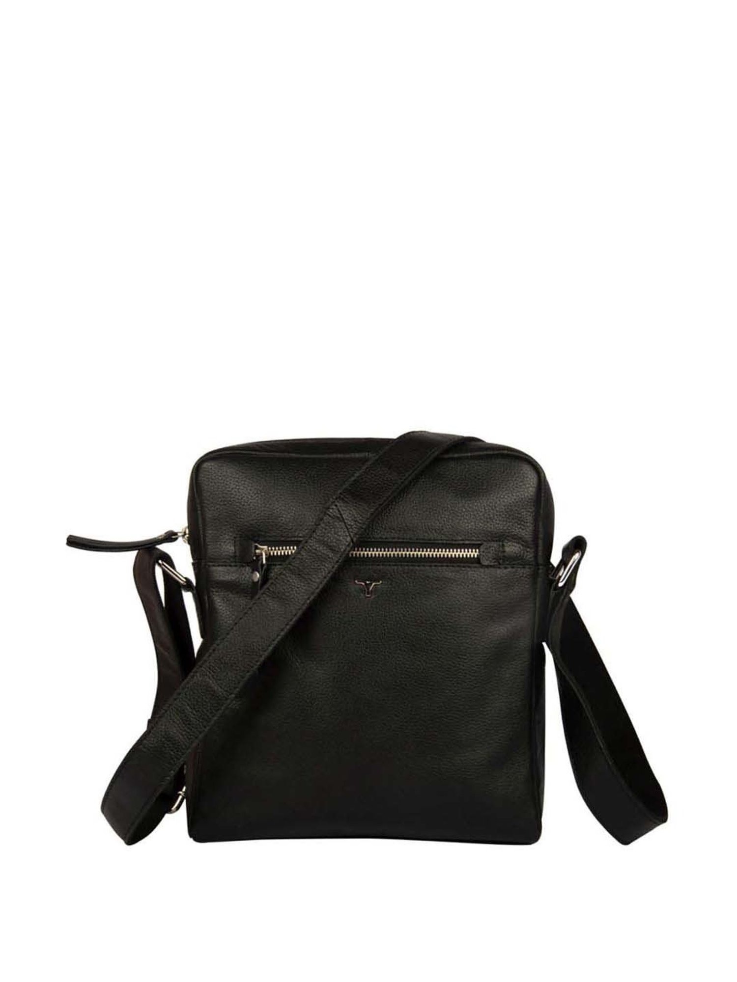 Priority Navy Synthetic Medium Messenger Bag