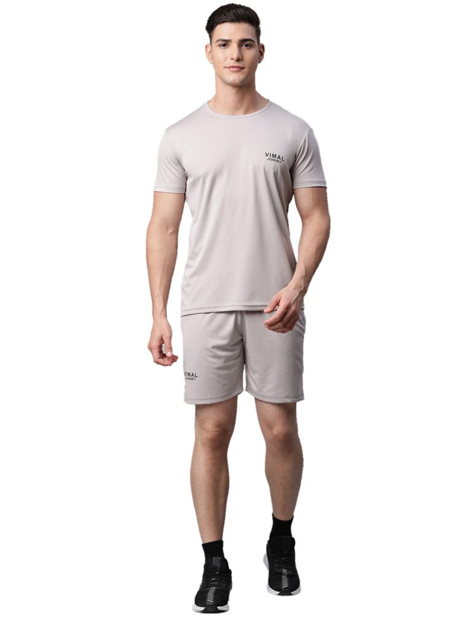 Crimsoune Club White Cotton Regular Fit Printed Lounge Shorts