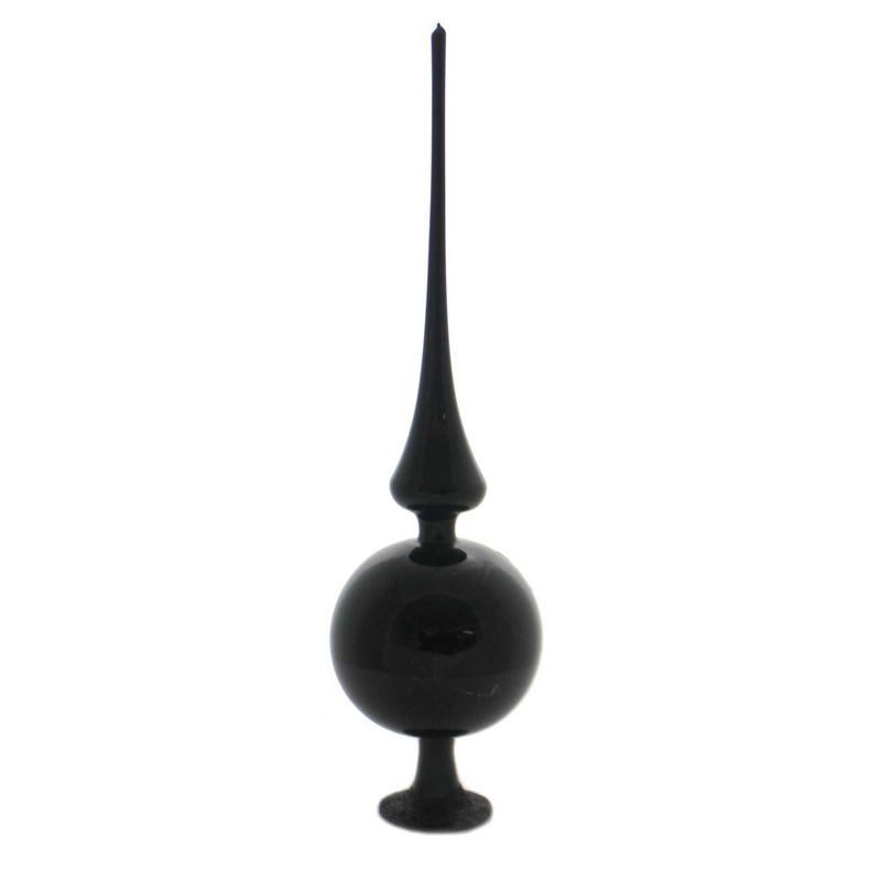Inge Glas Delightful Reflectons Black Tree Topper Finial Standing  -  Tree Toppers