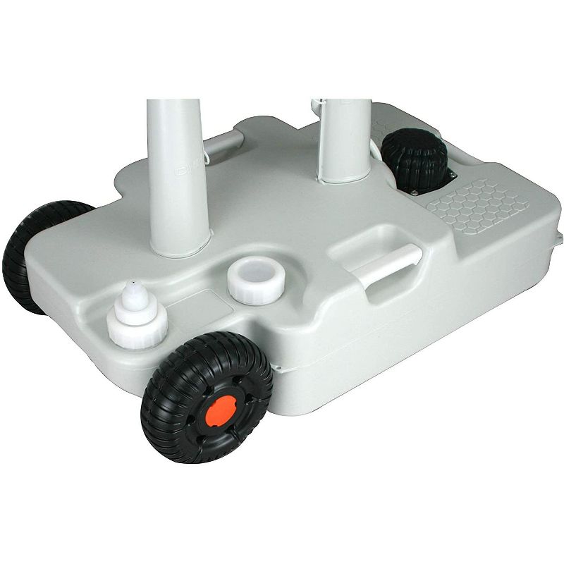 Hike Crew XL Portable Outdoor Foot Pump Camping Sink, 7 Gallon Handwash Basin