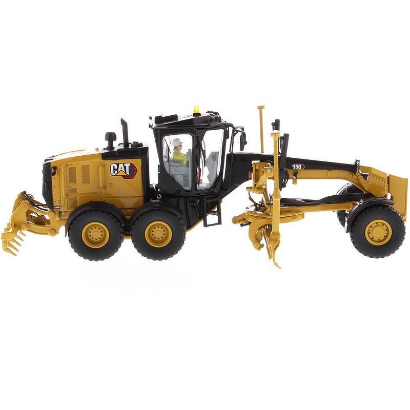 CAT Caterpillar 150 Motor Grader with Operator "High Line Series" 1/50 Diecast Model by Diecast Masters