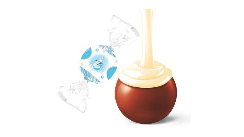 Lindt Holiday White Milk Chocolate Truffles - 0.8oz