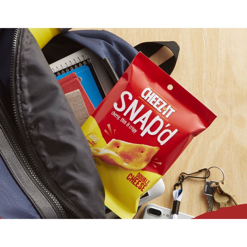 Cheez-It Snaps Double Cheese Multipack Crackers - 12ct