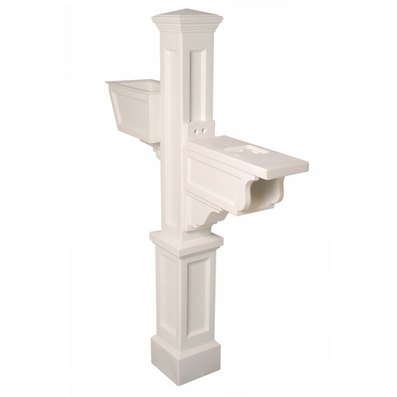 Signature Plus Mail Post White - Mayne