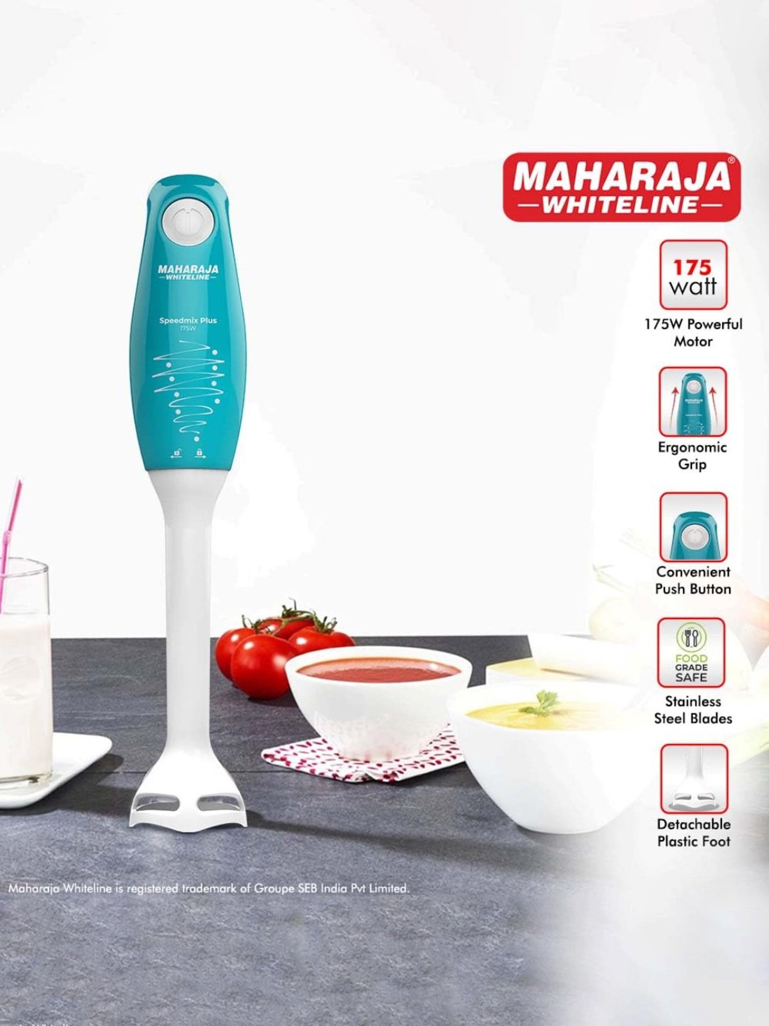 Inalsa 1200W Hand Blender