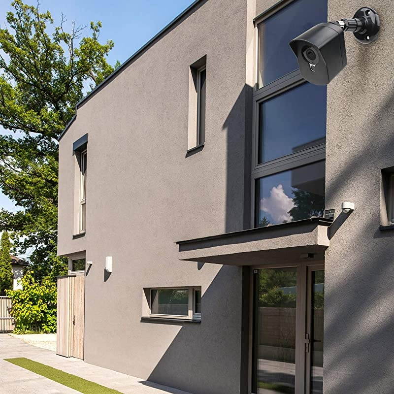 Cam Wall Mount BracketFull Protective Weather Proof 360 Degree Adjustable Outdoor Indoor Mount and Cover Case for Cam 1080p HD Camera Black 3 Pack