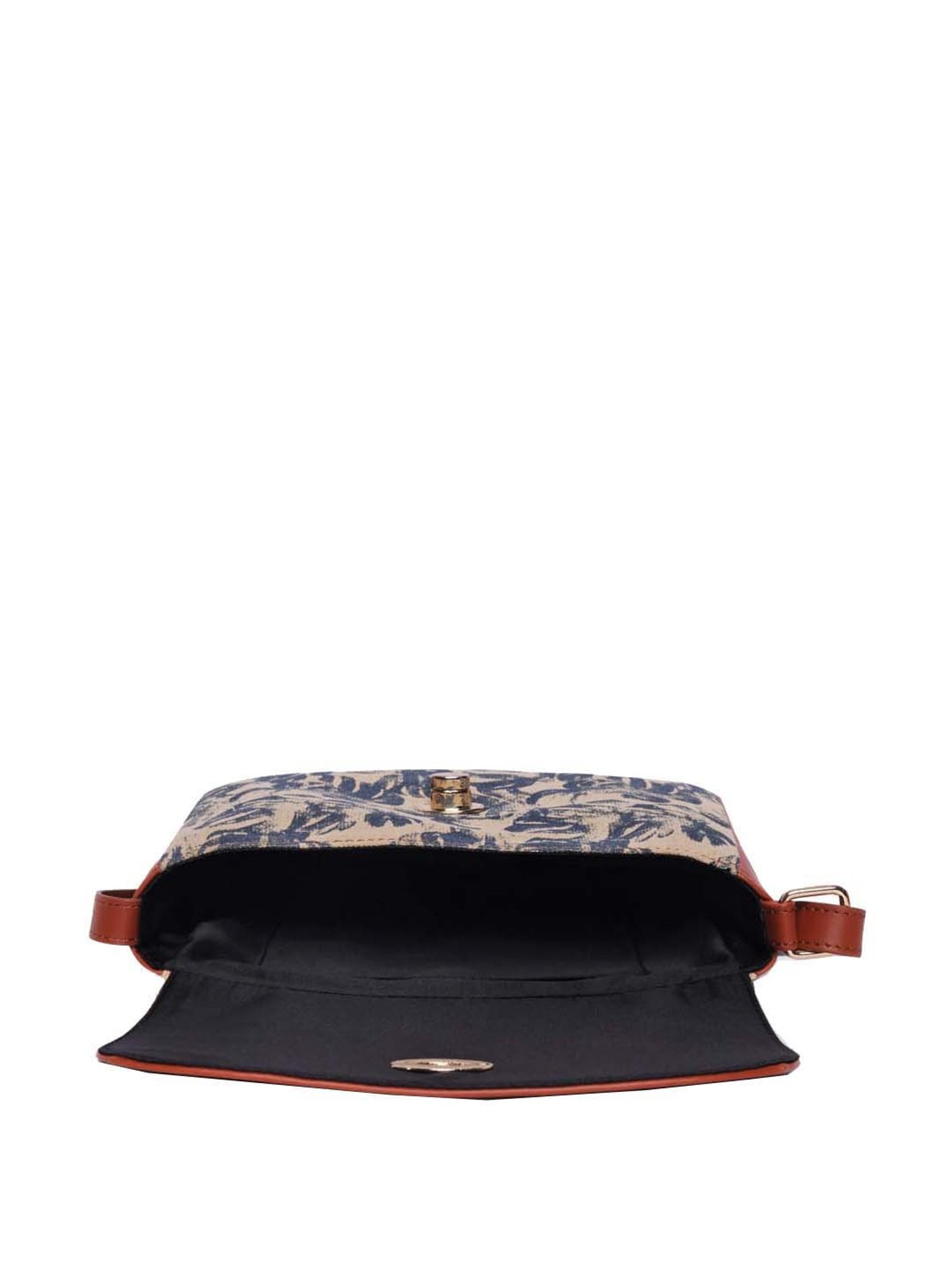 BELWABA Beige Printed Small Sling Handbag