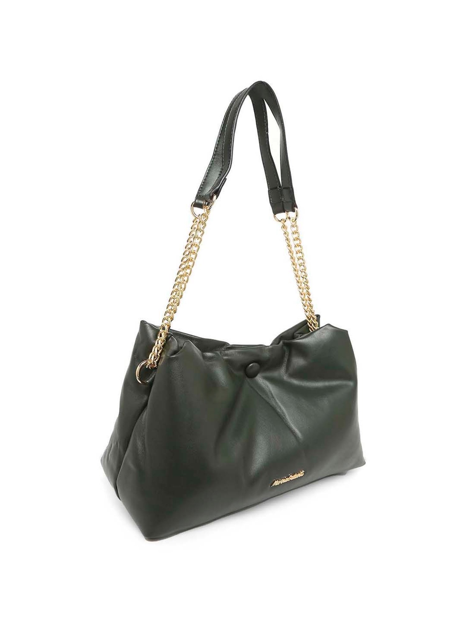 Marina Galanti Green Solid Medium Shoulder Bag