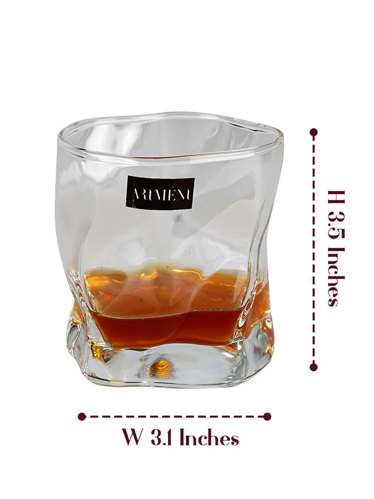 Mikasa Julie Transparent Glass Flute Glass (0.266 L) - Set of 4