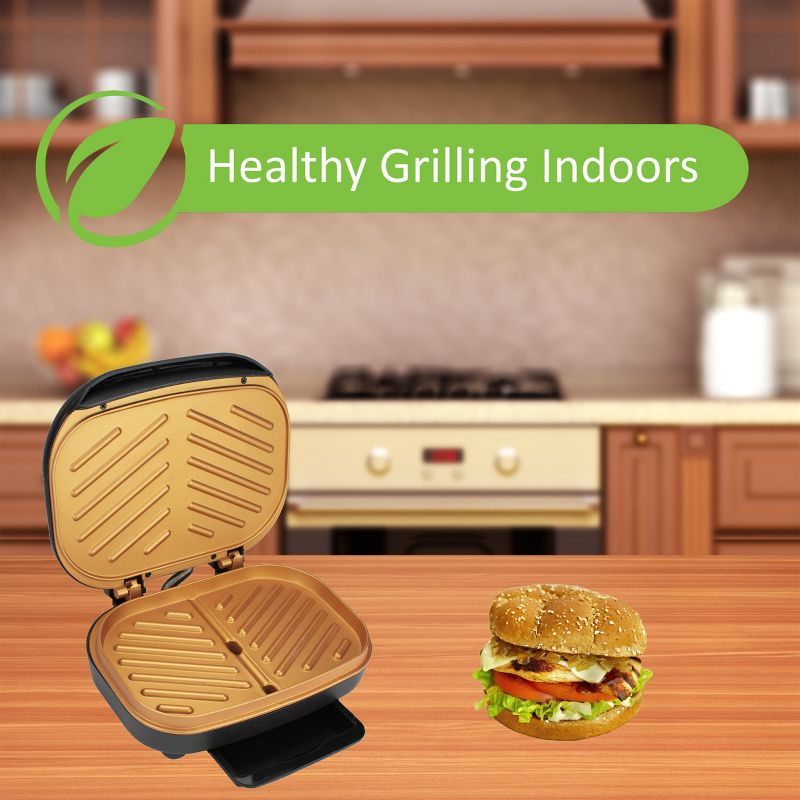 Brentwood Select Compact Non-Stick Panini Grill & Sandwich Maker