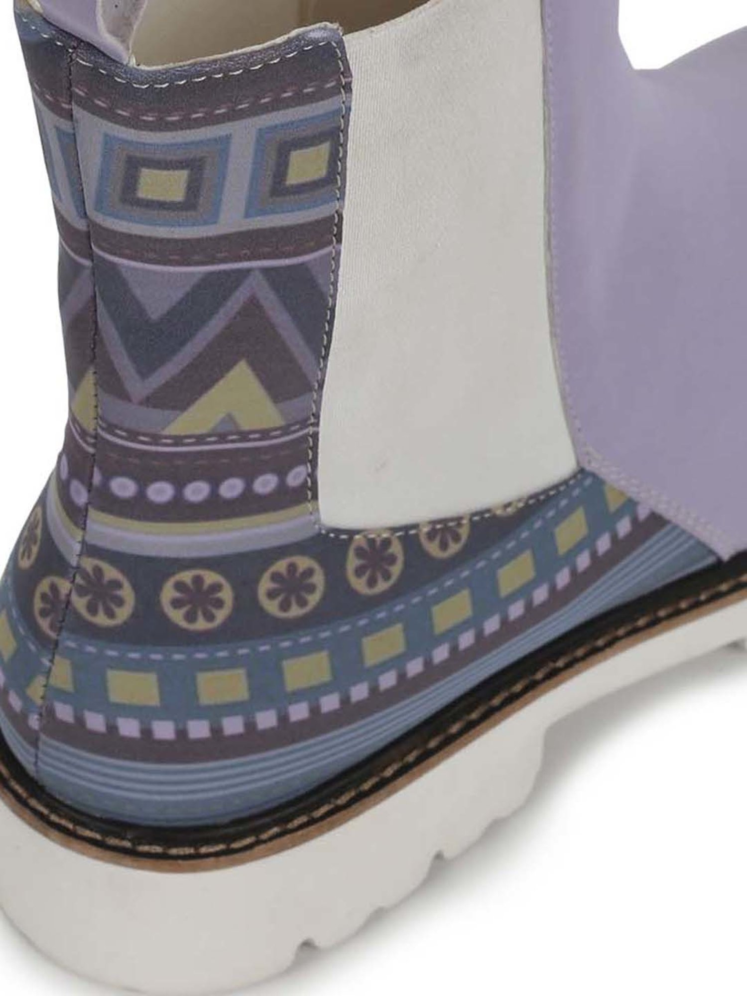 Yoho Women's Purple Chelsea Boots