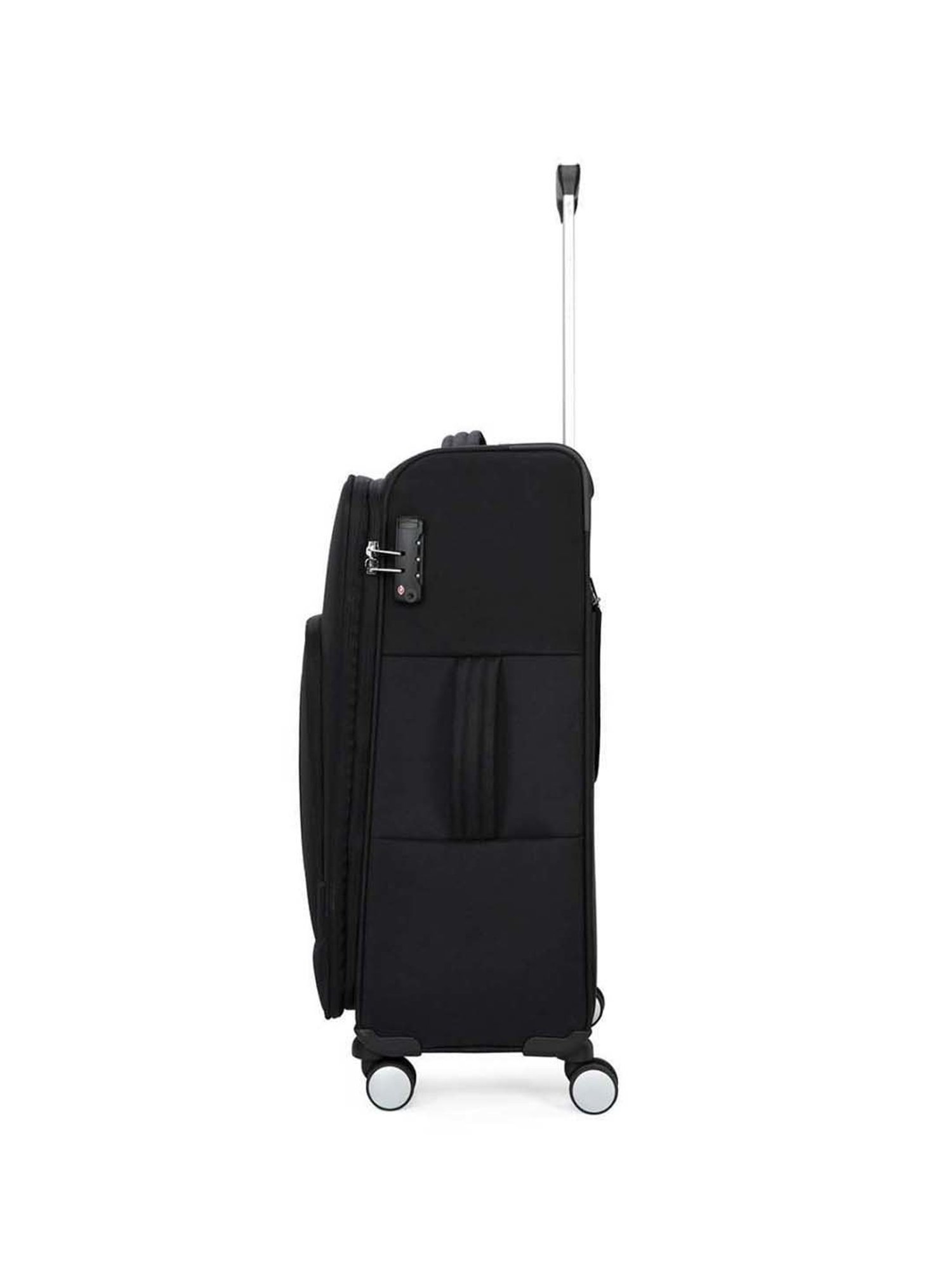 Tommy Hilfiger Richmond Black Printed Medium Soft Trolley Bag - 42 cm