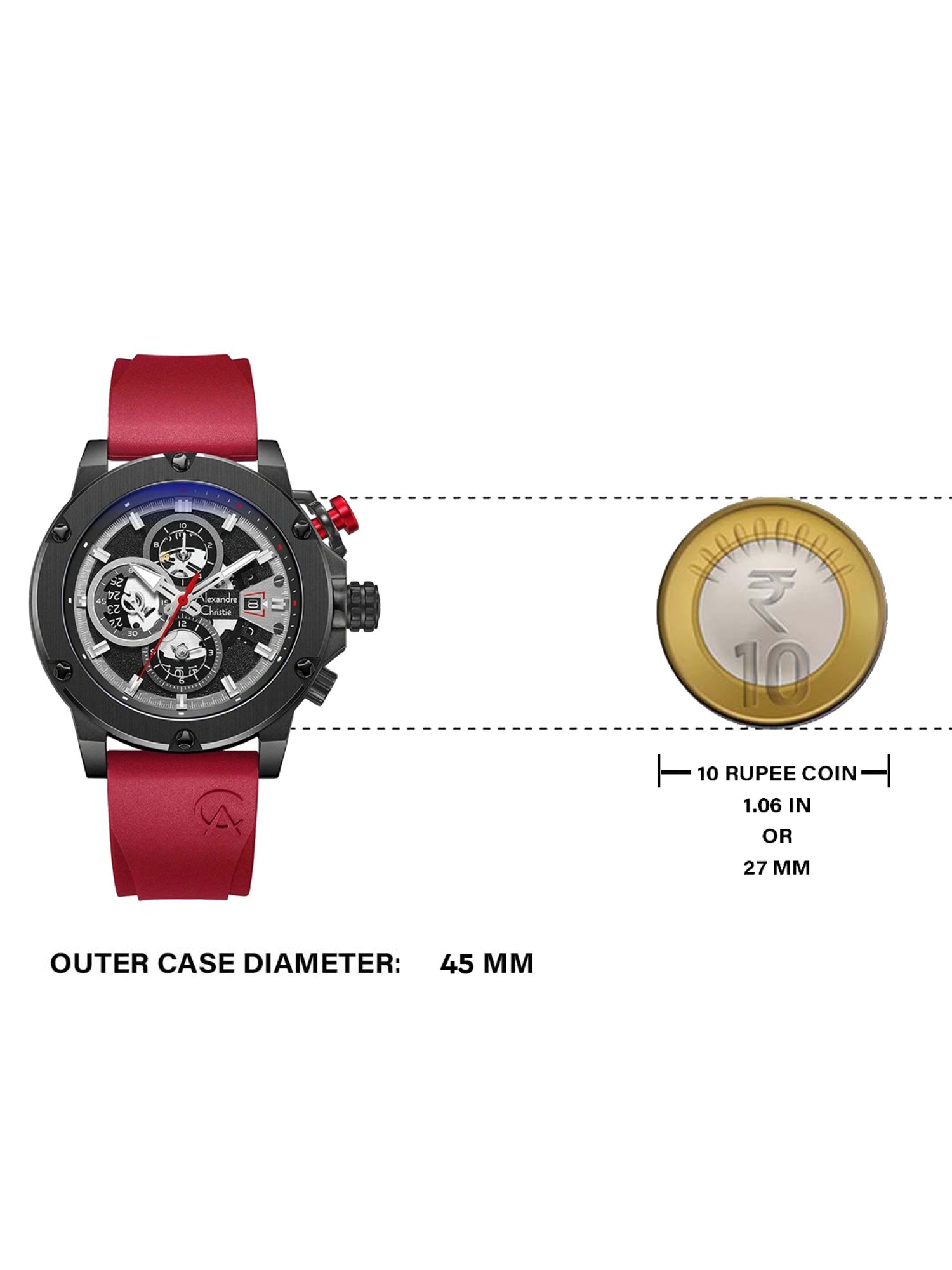 ALEXANDRE CHRISTIE 6491BCREPBARE AC Collection Analog Watch for Men