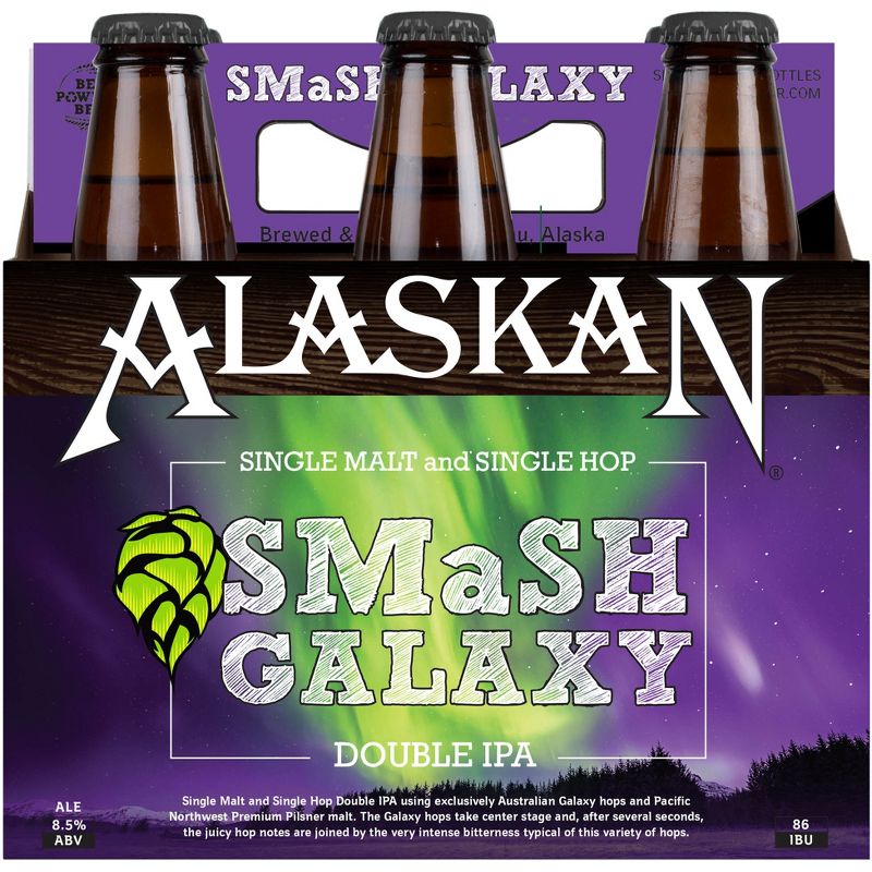 Alaskan SMaSH Galaxy DIPA Beer - 6pk/12 fl oz Bottles