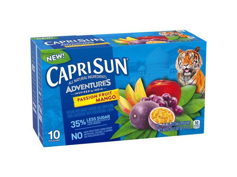 Capri Sun Adventures Passion Fruit & Mango - 10pk/6 fl oz Pouches