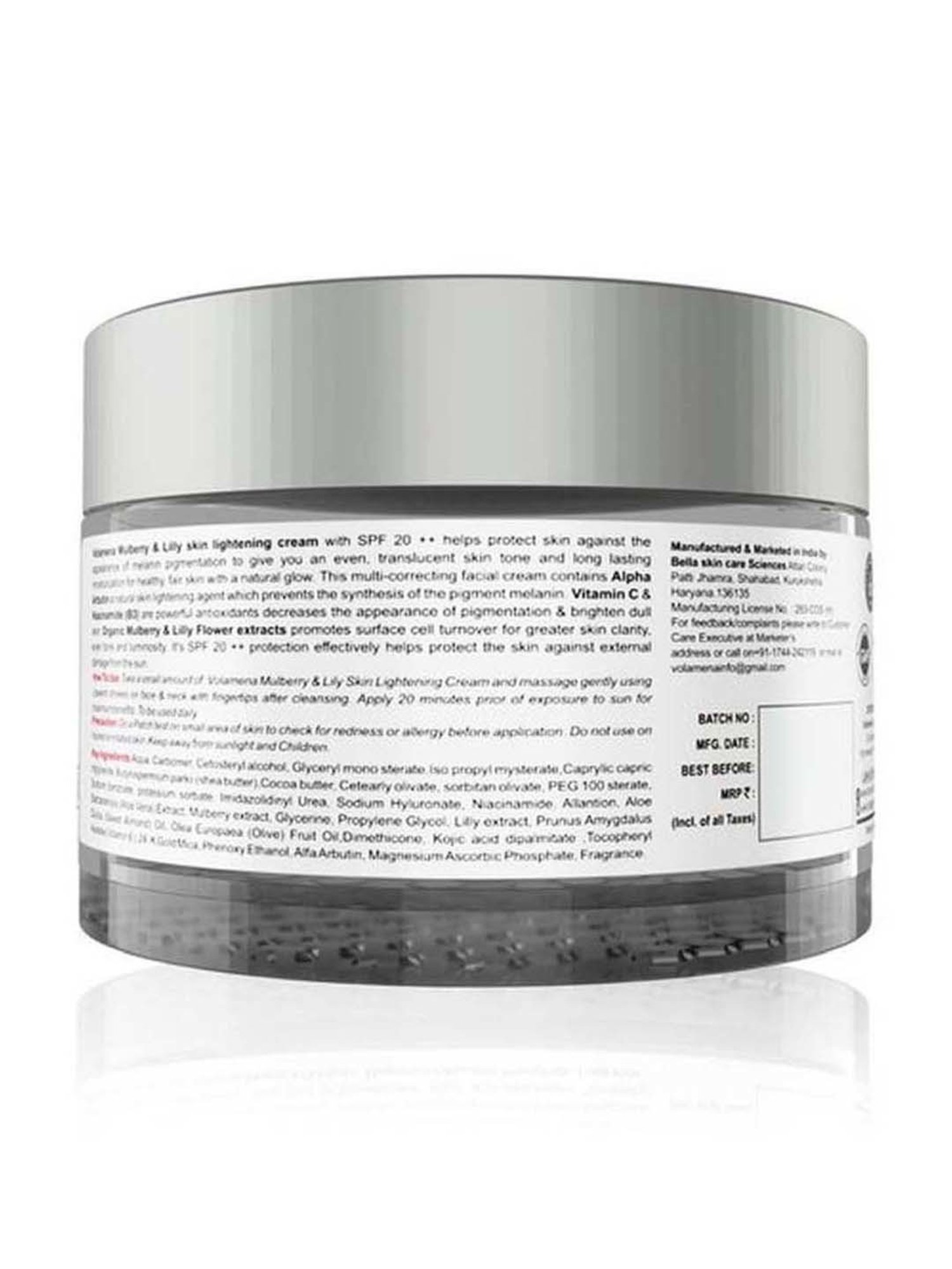 Volamena Mulberry & Lilly Skin Lightening Fairness Cream - 50 ml