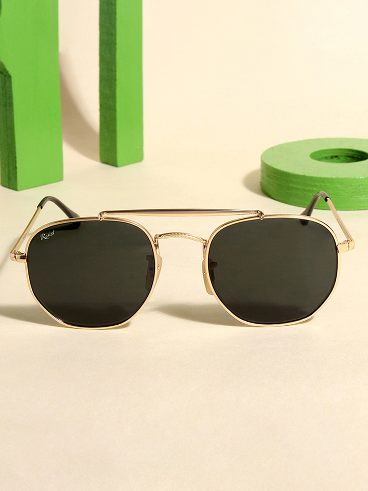 Resist Eyewear Black UV Protection Unisex Sunglasses