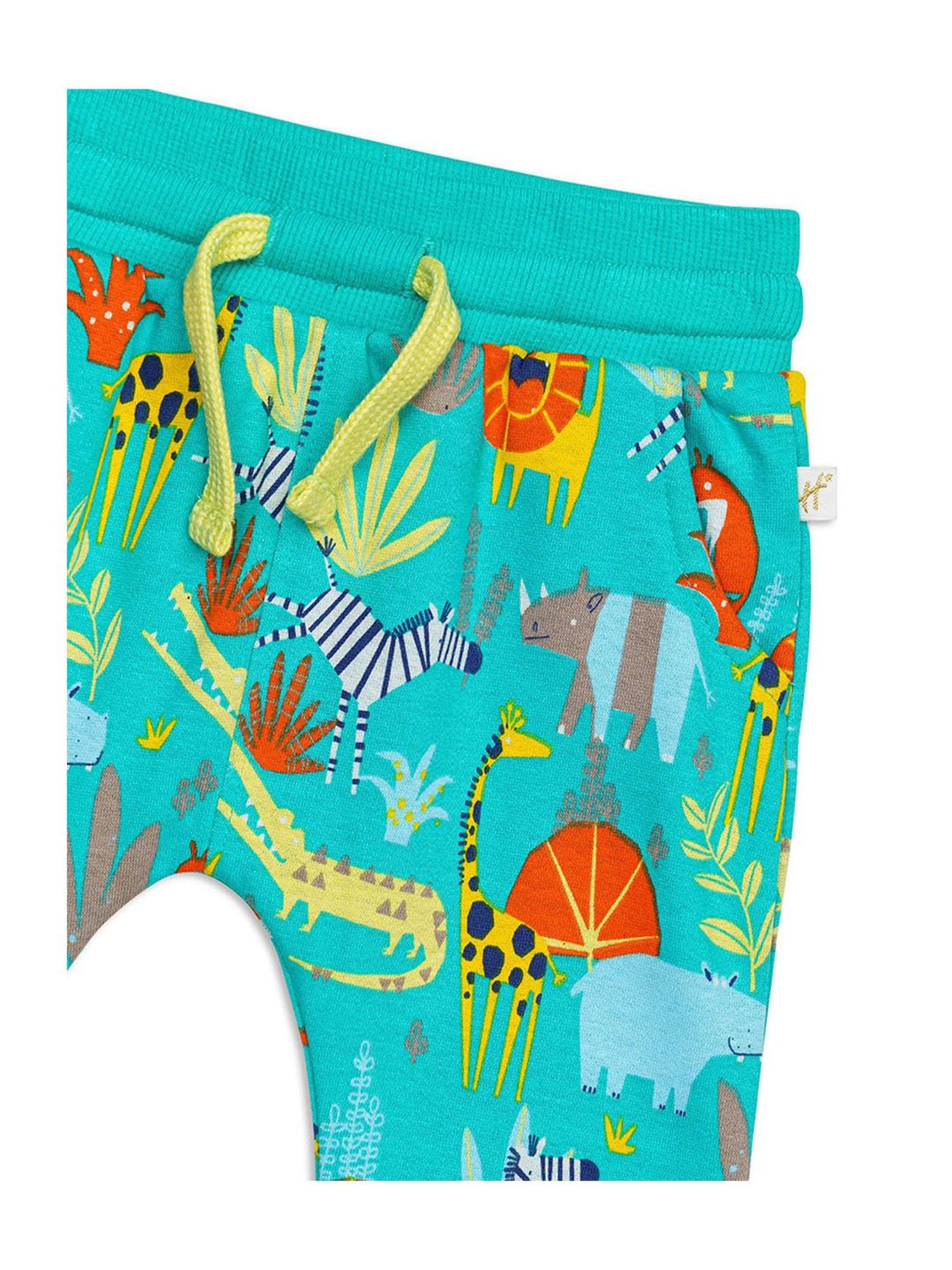 H by Hamleys Infants Boys Green Printed Joggers