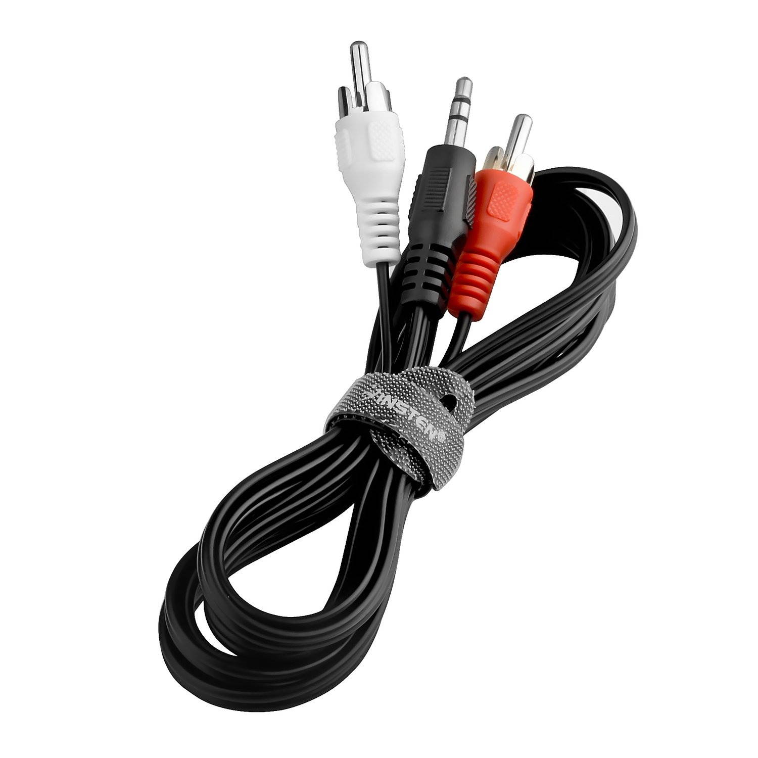 Dynex 3.5 mm Mini to RCA Stereo Audio Cable _ 6_Feet _ 1.8 M