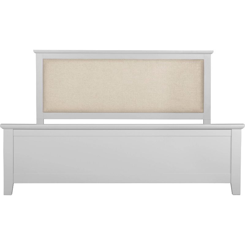 King Westport Wood Platform Bed Frame Gray - Finch