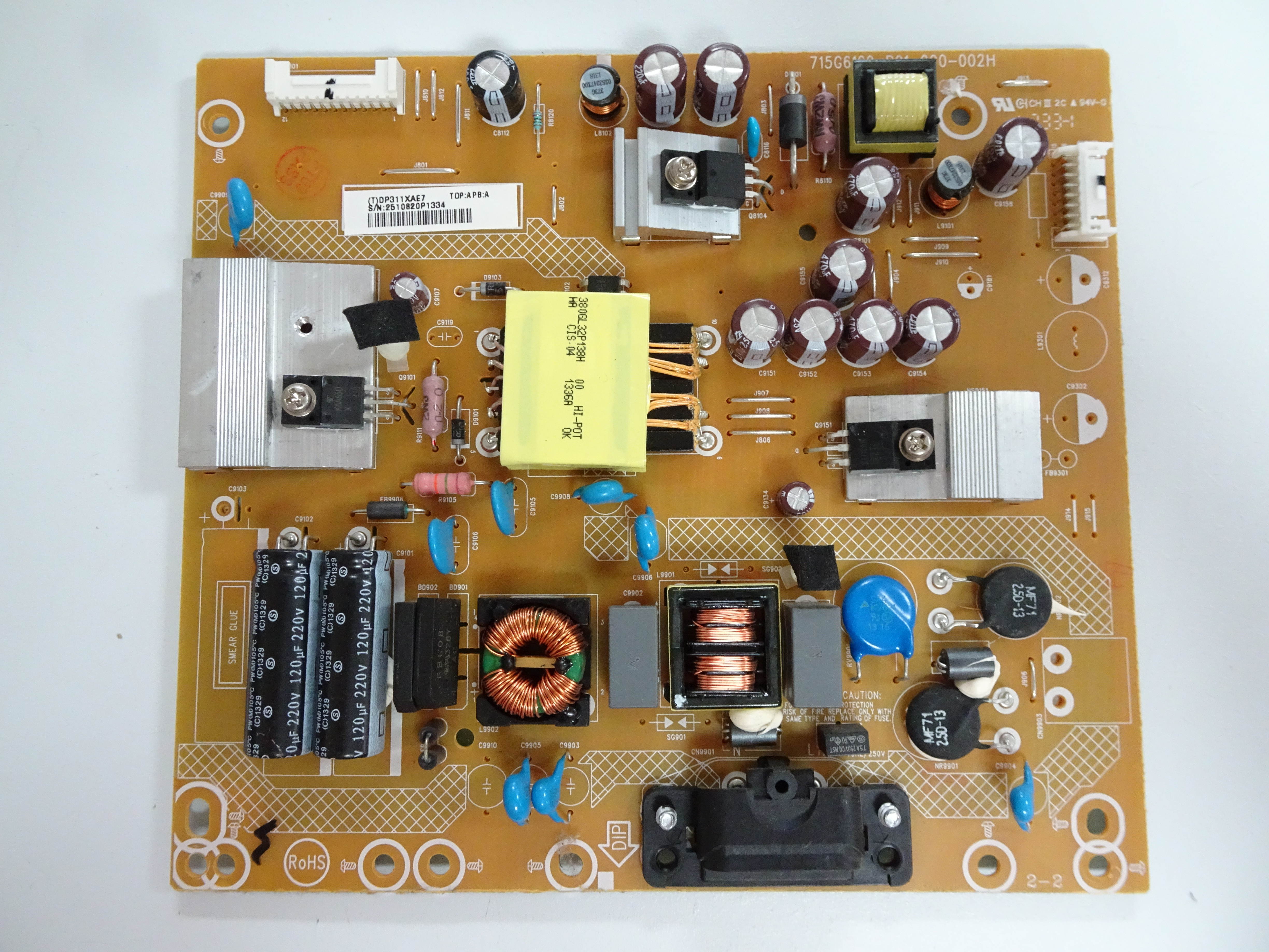 Insignia NS-39D40SNA14 Power Supply (715G6160-P01-000-002H) PLTVDP311XAE7