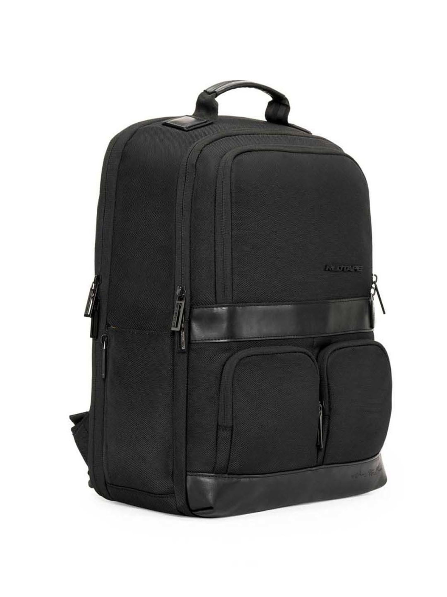 Red Tape 28 Black Large Laptop Backpack