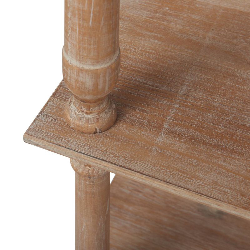 60" Maxwell 4 Tier Bookshelf Natural - Finch