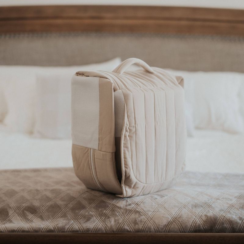 Baby Delight Snuggle Nest Organic Portable Infant Sleeper - Oatmeal
