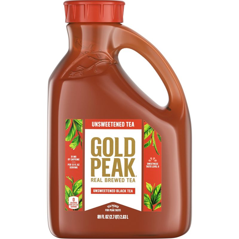 Gold Peak Unsweetened Black Iced Tea Drink - 89 fl oz
